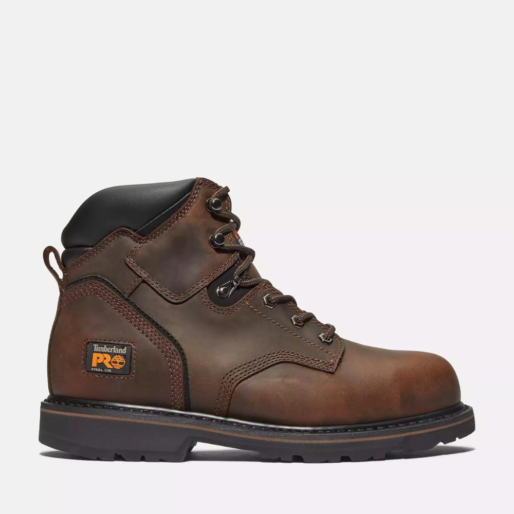 Timberland Pro Pit Boss 6-inch Gaucho Oiled Full-Grain Steel Toe Leather Boots from GME Supply